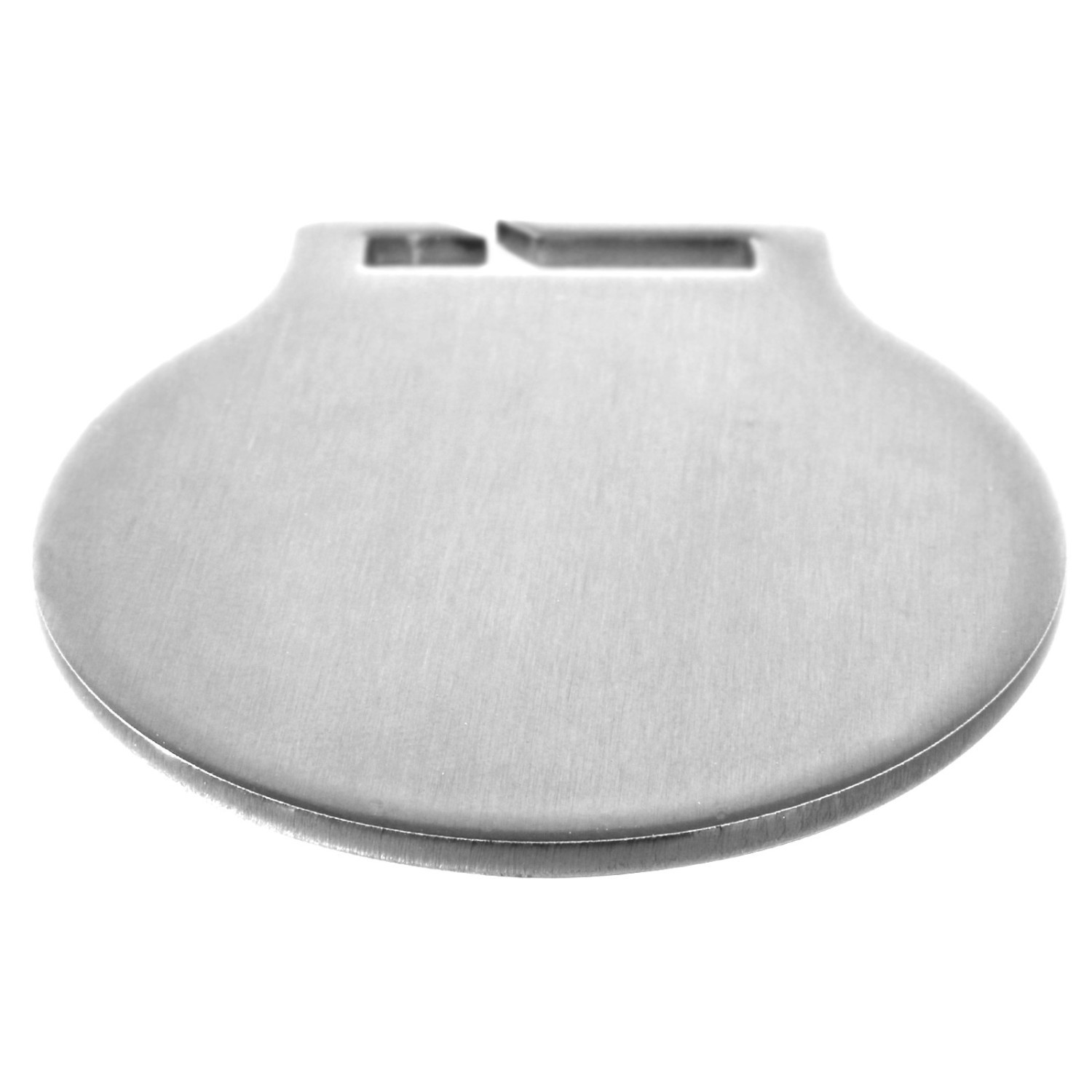 2. Foto Medaille VIRA 70mm SILBER mit Druck und Band rot weiß