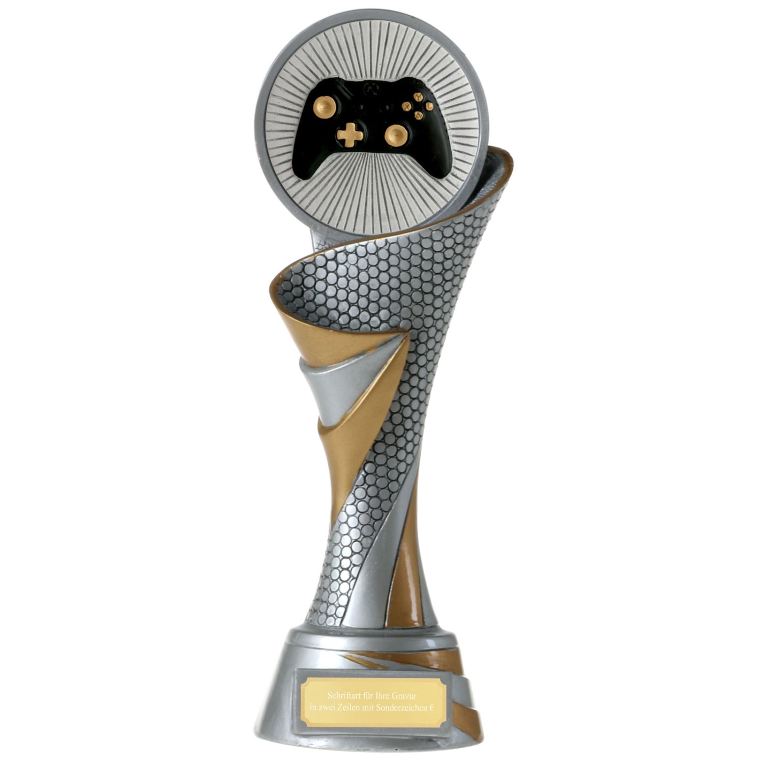 1. Foto Esports E-Sport Gamer FG Pokal 3 Größen mit Gravur (Größe: Set je 1x S, M und L)