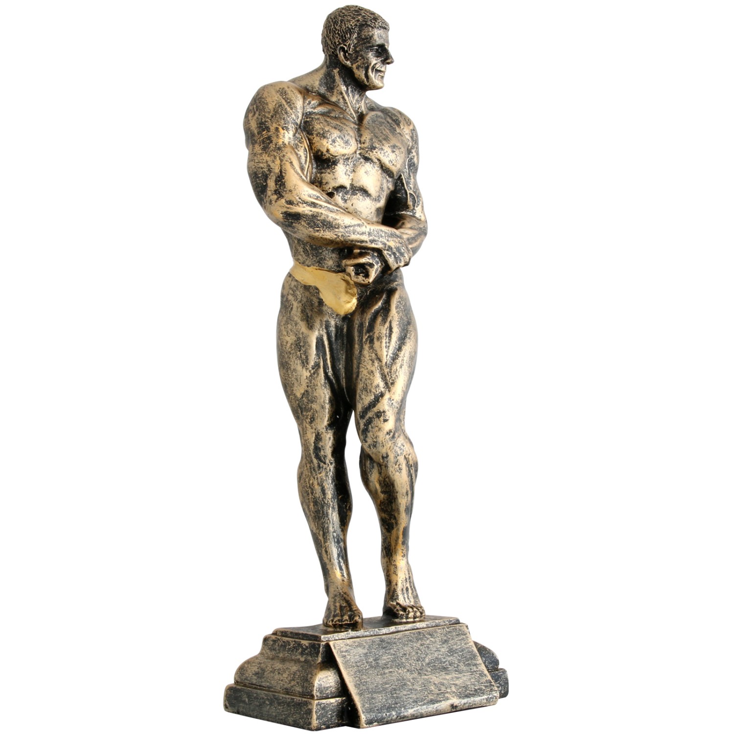 1. Foto Pokal Figur Bodybuilding Bodybuilder Trophäe mit Gravur