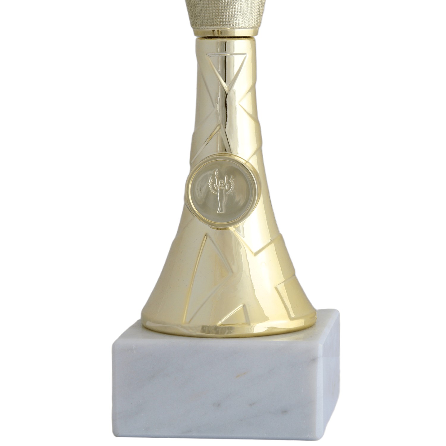 3. Foto Pokal Mably  32 cm gold schwarz mit Gravur