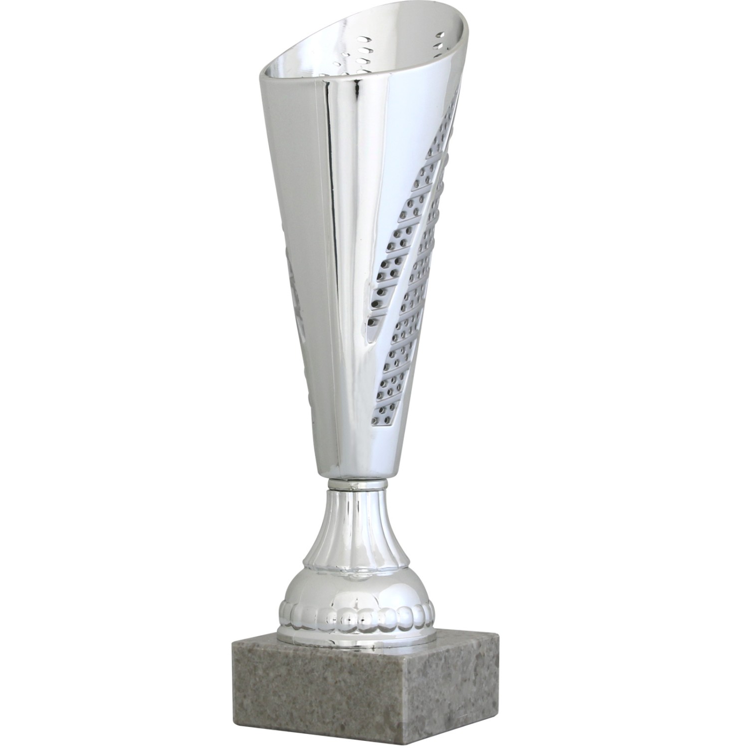 1. Foto Pokal Menton Silber Trophäe 25cm mit Gravur