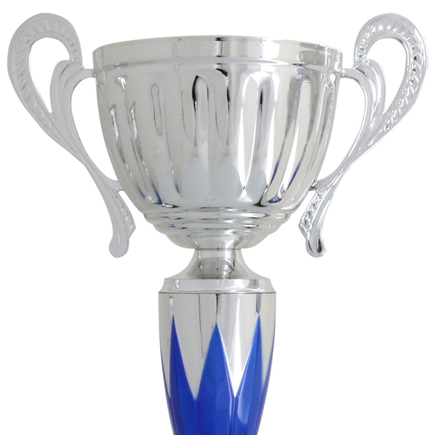 1. Foto Pokal Trophäe ANGERS Metall Kelch 3 Größen silber mit Gravur (Größe: Größe L 34,5 cm)
