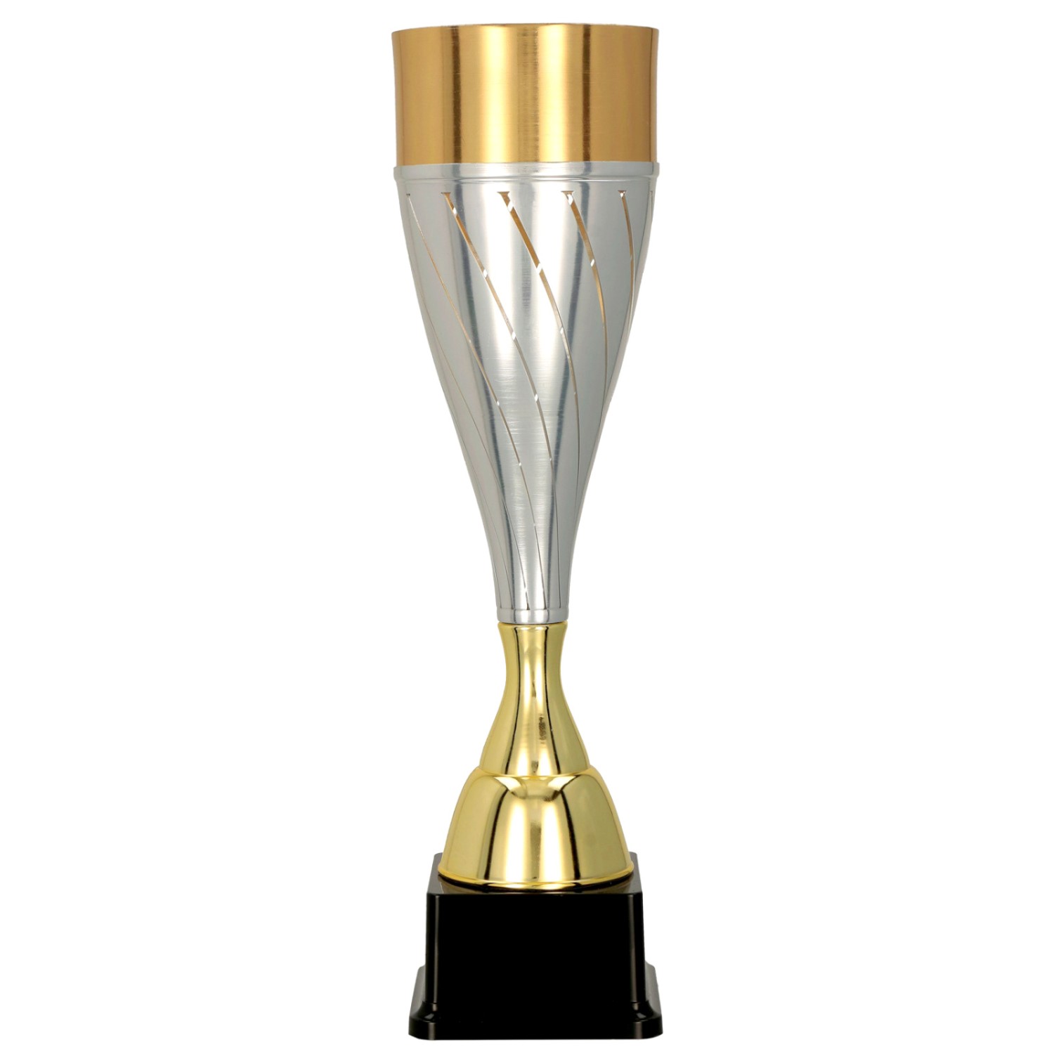 1. Foto Pokal Wanderpokal RAIDS 46cm Metall mit Gravur