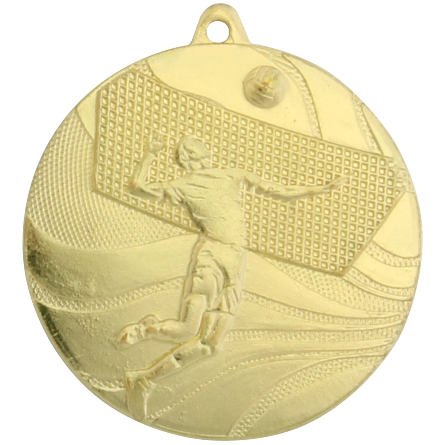 0. Foto Medaille Volleyball gold silber bronze 50 mm Stahl (Sorte: gold)