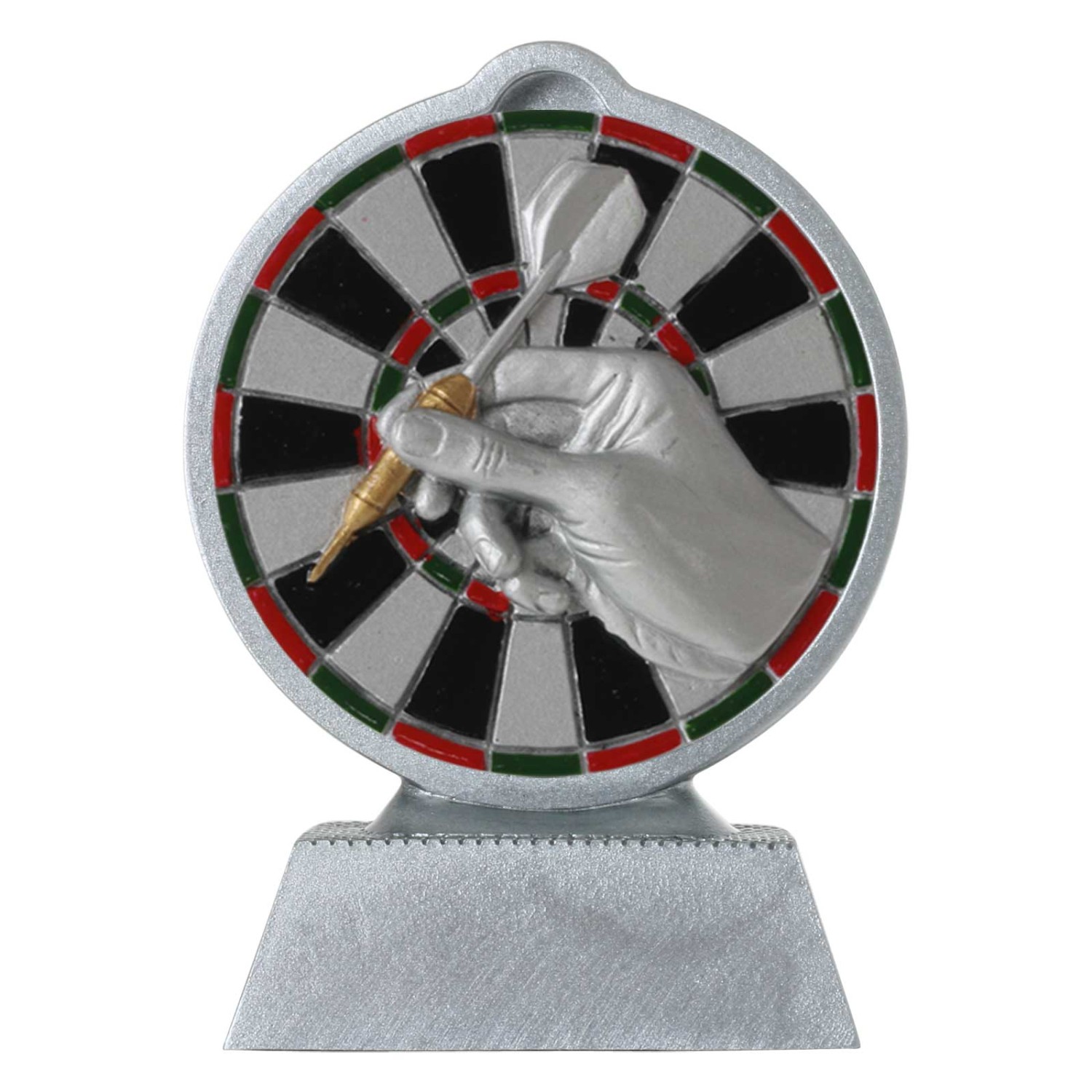 0. Foto Pokal mit 3D Motiv Dart Darts Serie Ronny 10,5 cm hoch