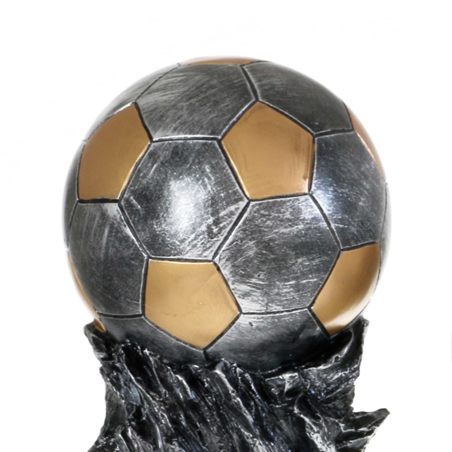 2. Foto Fußball Pokal Nantes aus Resin Soccer Fußballpokal Trophäe mit Gravur (Größe: Set je 1 Stück 30, 37, 45 cm)