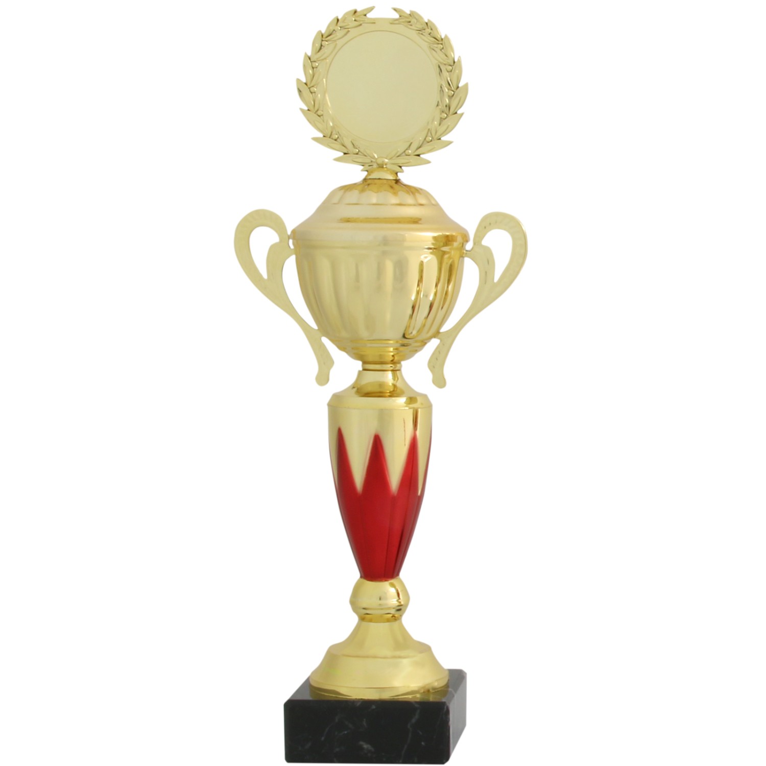 2. Foto Pokal Trophäe GRENOBLE Metall Cup Deckel 3 Größen gold mit Gravur (Größe: Set je 1x S, M und L)