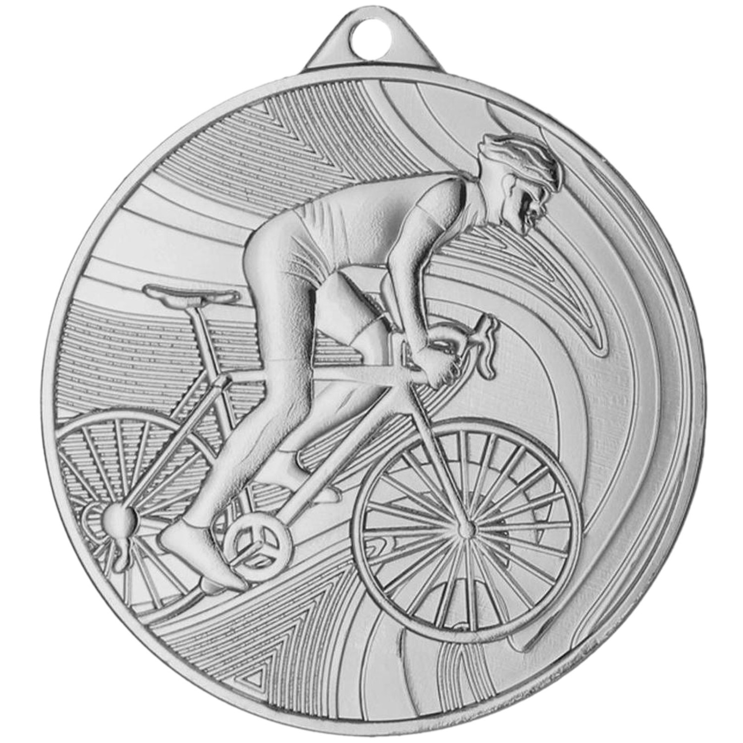 2. Foto Medaille Rad Radsport Radrennen 50mm (Farbe: Set mit Gold, Silber und Bronze)