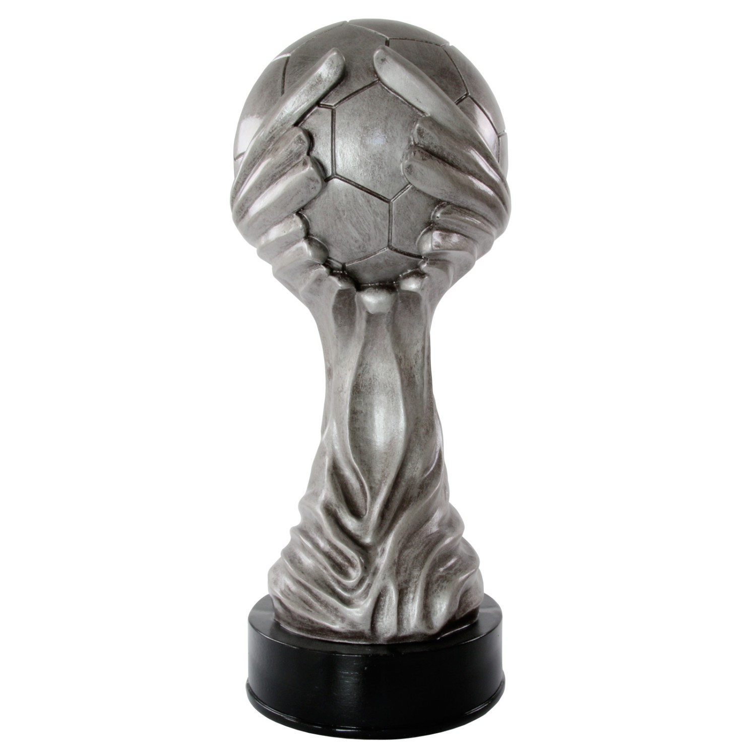 1. Foto Fußball Pokal ROYAN Ball Trophäe mit Gravur