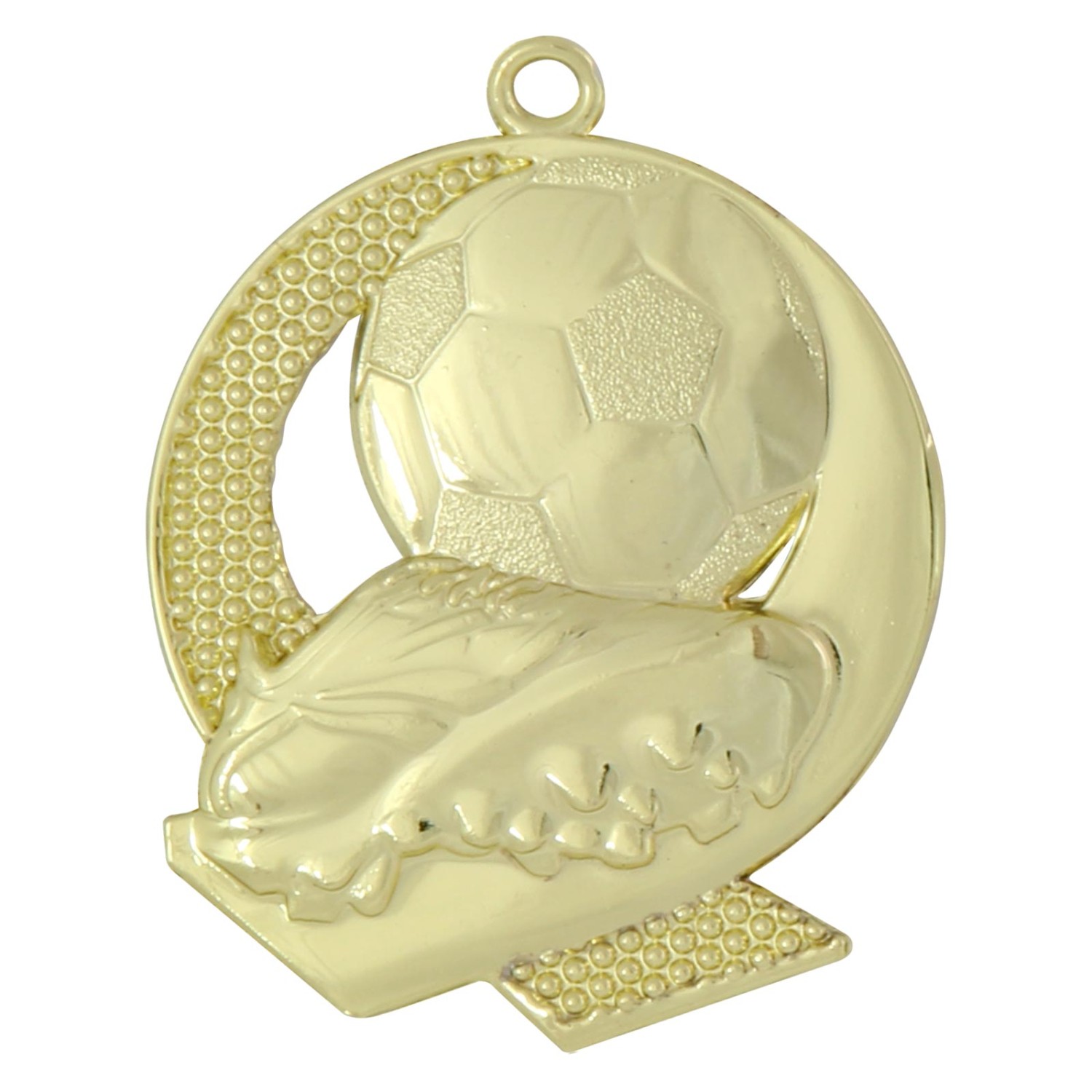 1. Foto Medaille ELIN Fußball Motiv gold silber bronze 43 x 50 mm (Sorte: Set je 1x gold / silber / bronze)