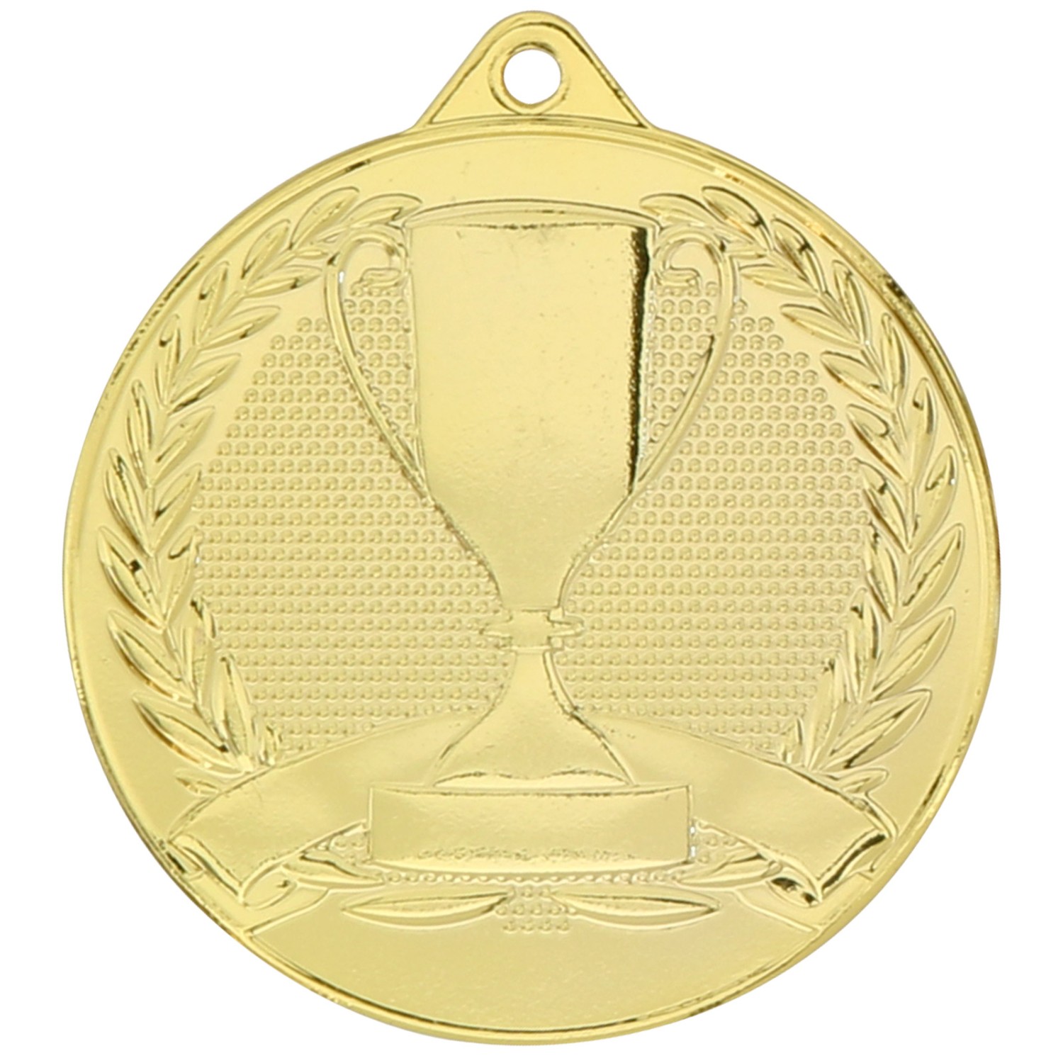 Medaille POKAL Gold Metall 50mm