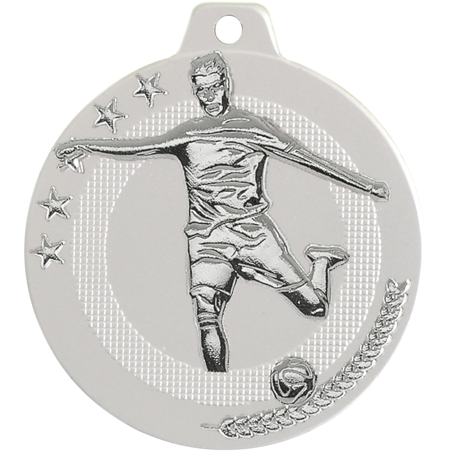 Medaille Fußball ULLE 50mm Silber