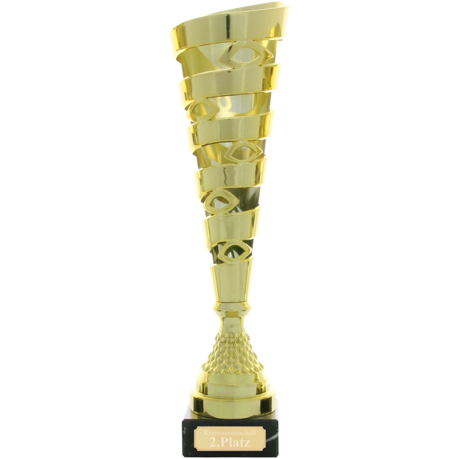 0. Foto Pokal Pokalset MACON gold 3 Größen mit Gravur (Größe: Größe M 36 cm)