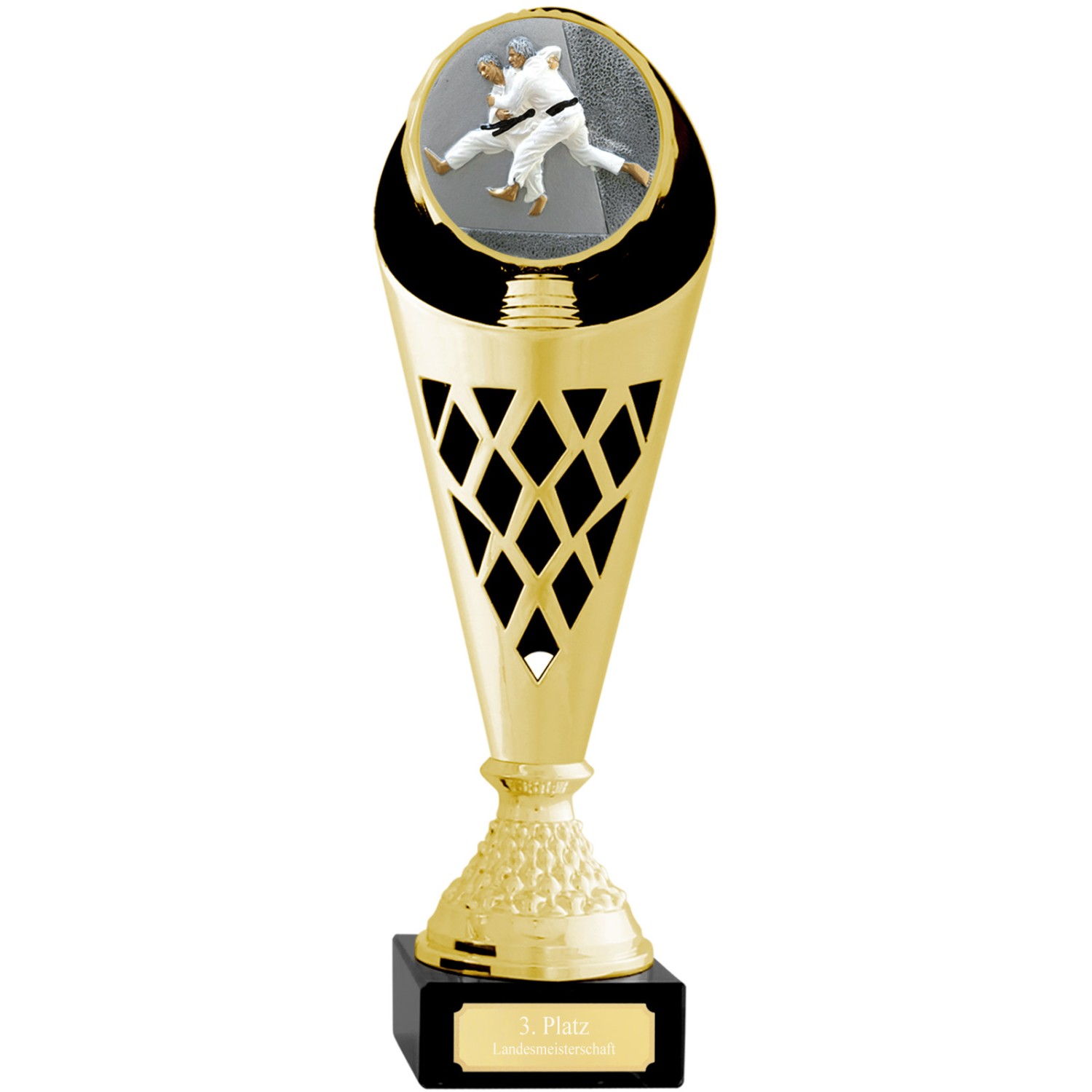 3. Foto Pokal Set Kampfsport Serie CALAISE  Trophäe gold