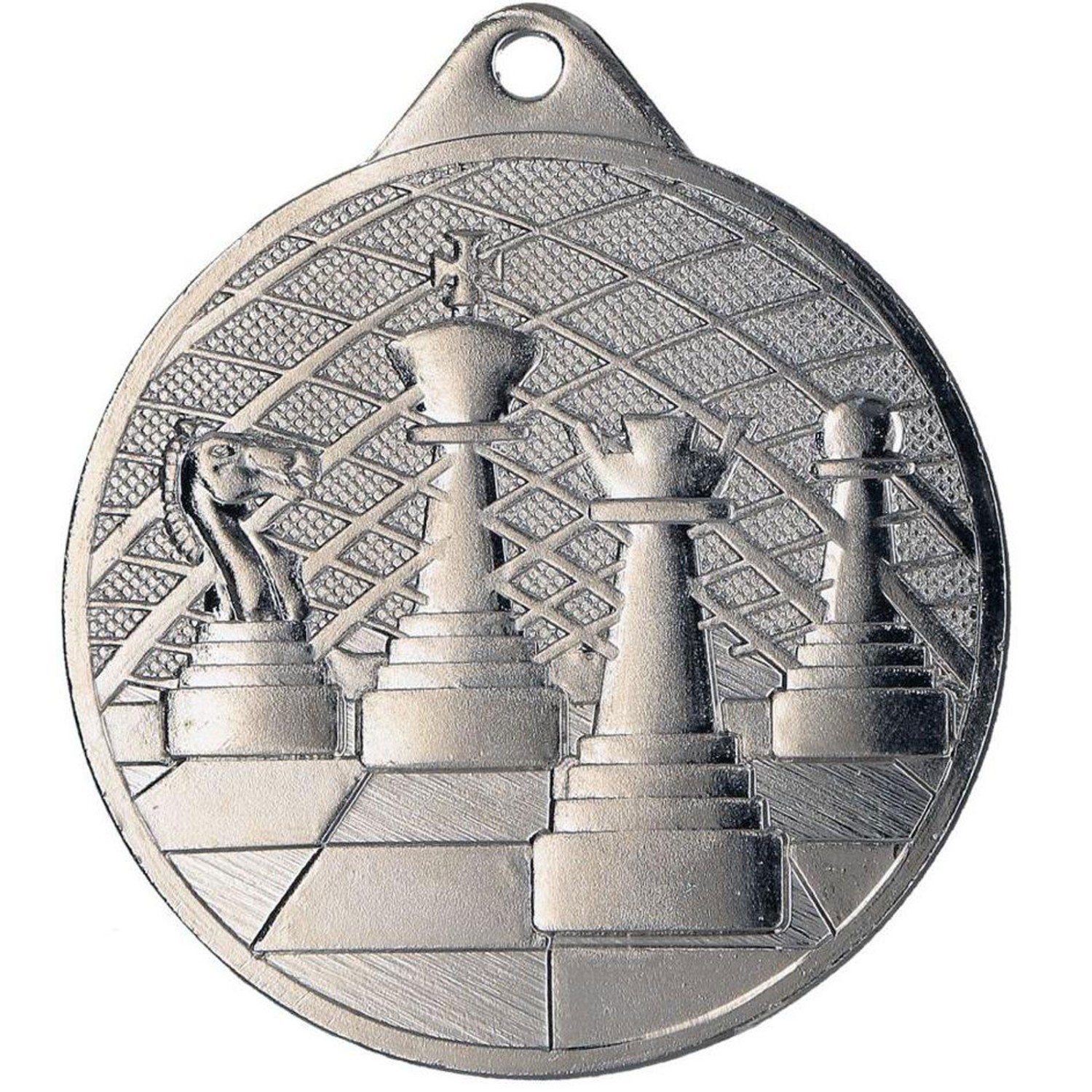2. Foto Medaille Schach 50mm (Farbe: Set mit Gold, Silber und Bronze)