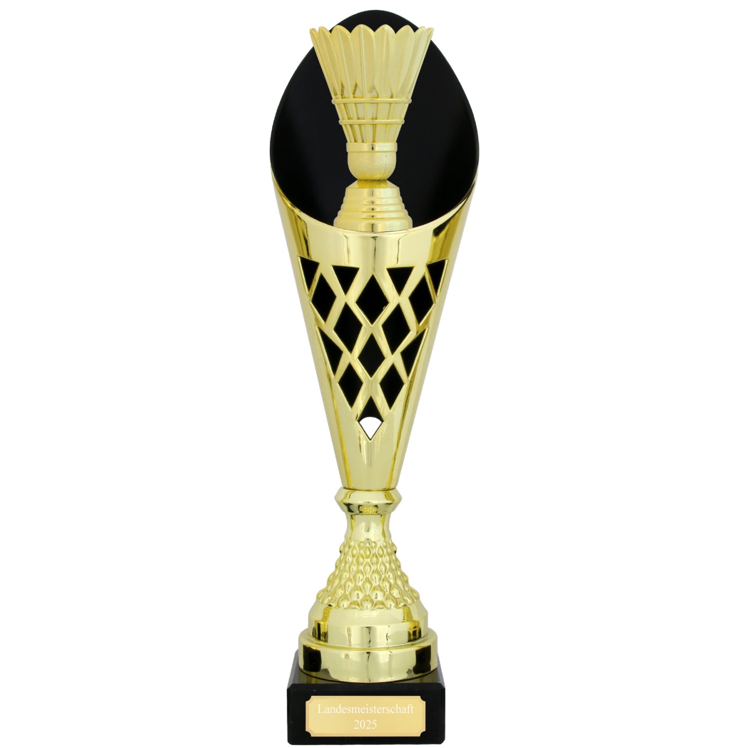 2. Foto Pokalset Andres Badminton Trophäe Gold mit Gravur