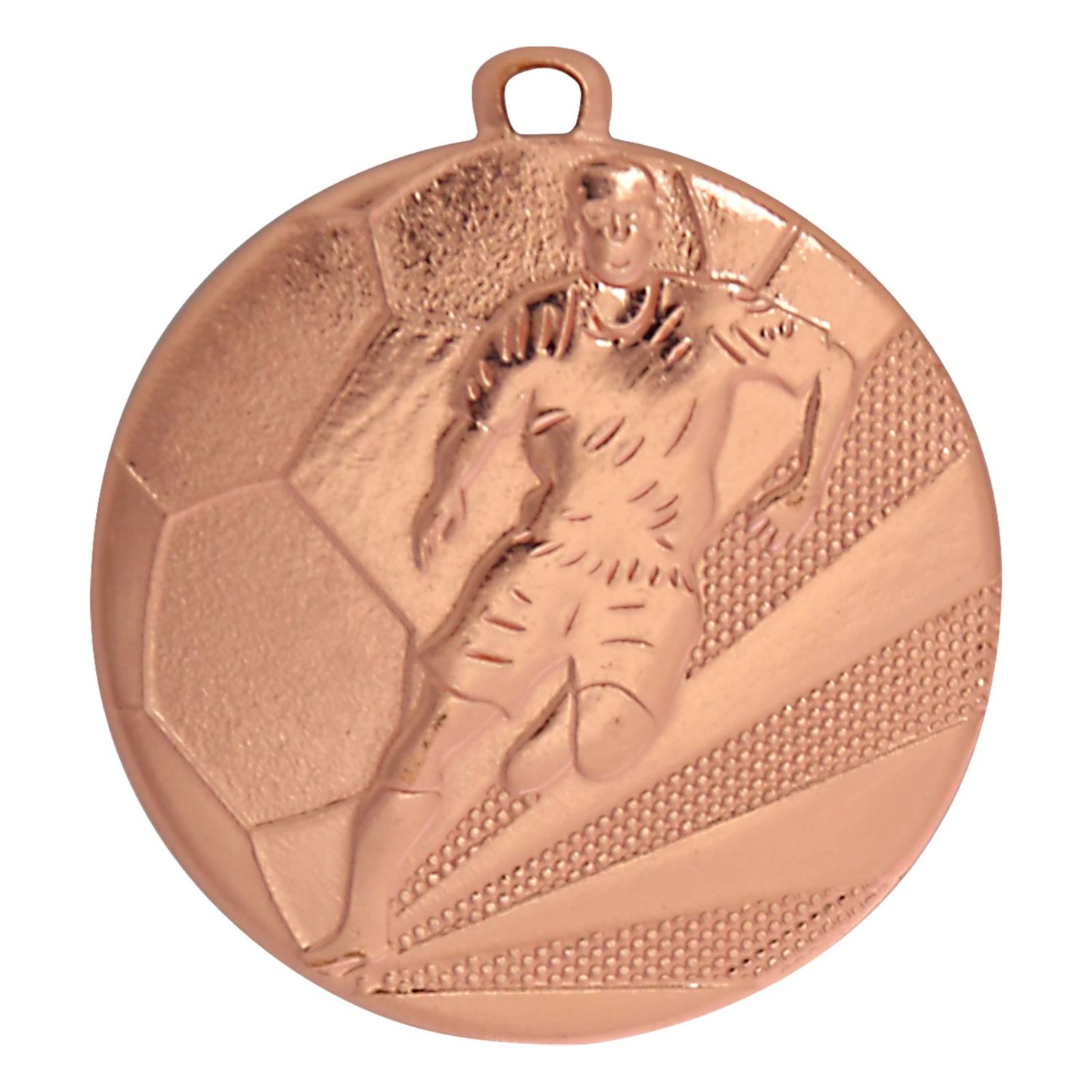 3. Foto Medaille Fußball AIK aus Stahl schwer 50 x 3 mm gold silber bronze (Sorte: Set je 1x gold / silber / bronze)