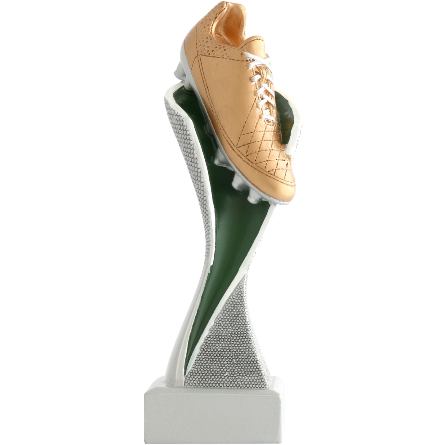 2. Foto Fußball Fußballschuh Pokal Pokalset METZ mit Gravurplatte und Gravur (Größe: Größe S 14 cm)