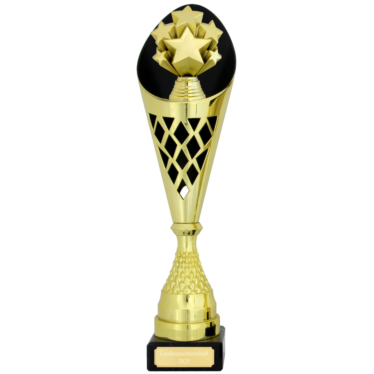 1. Foto Pokal Andres Stern Sieger Gold mit Gravur (Größe: Set je 1x S, M und L)