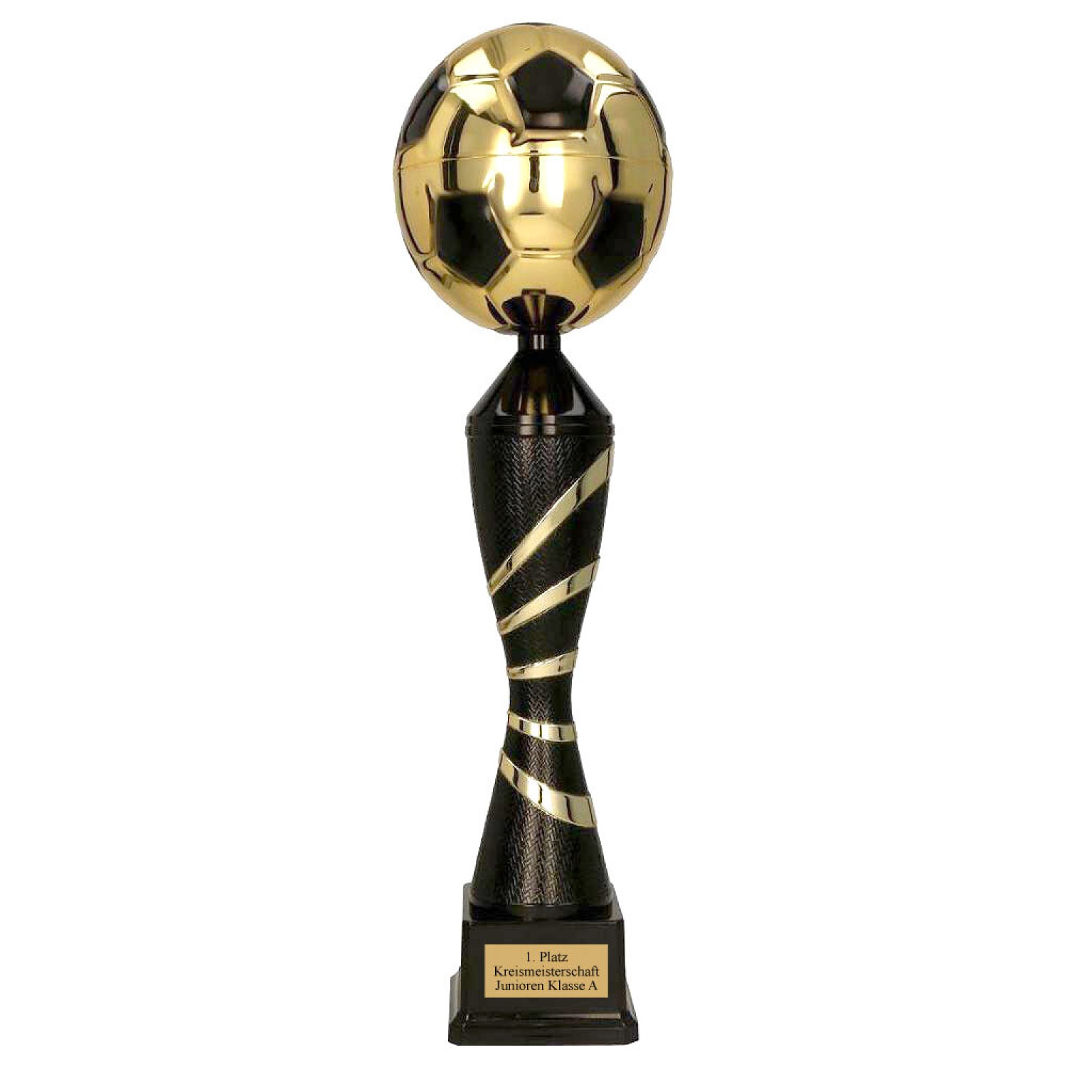 Pokal Fußball MURET 30cm Gold Schwarz mit Gravur