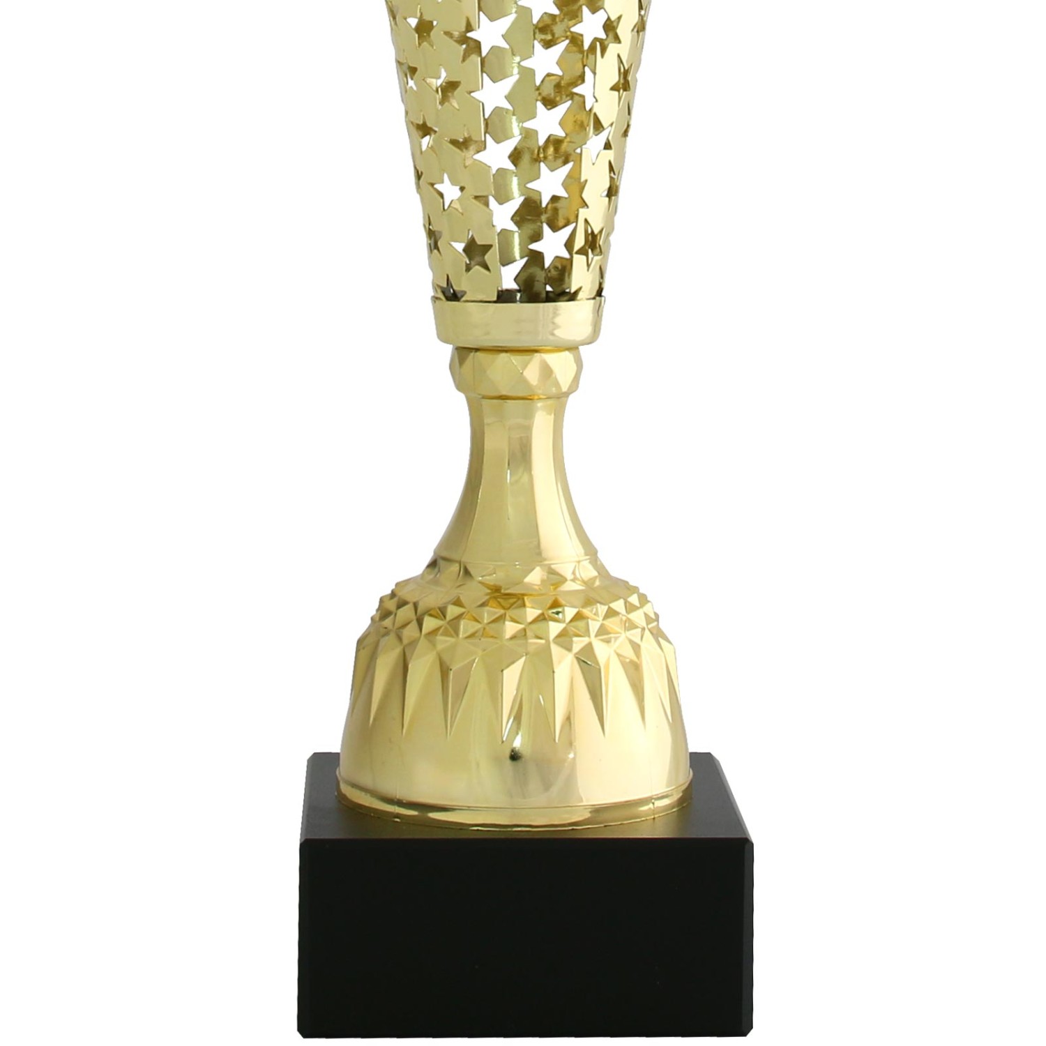2. Foto Wanderpokal VITRE Pokal mit Gravur gold aus Metall 40 cm