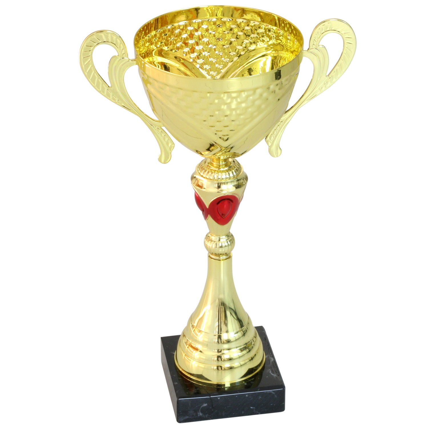 1. Foto Wanderpokal LAVAL Pokal Trophäe gold 37 cm hoch auch mit Gravur