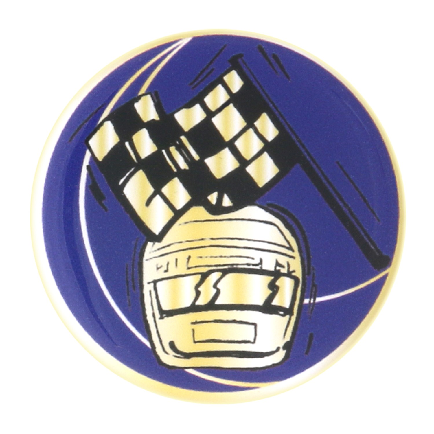 0. Foto Emblem Kart Motorsport Doming 3D 50mm rund selbstklebend