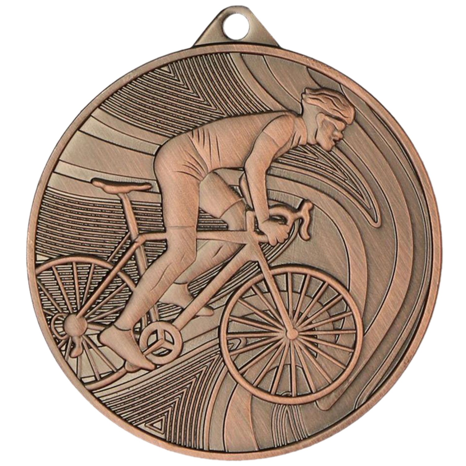 3. Foto Medaille Rad Radsport Radrennen 50mm (Farbe: Set mit Gold, Silber und Bronze)
