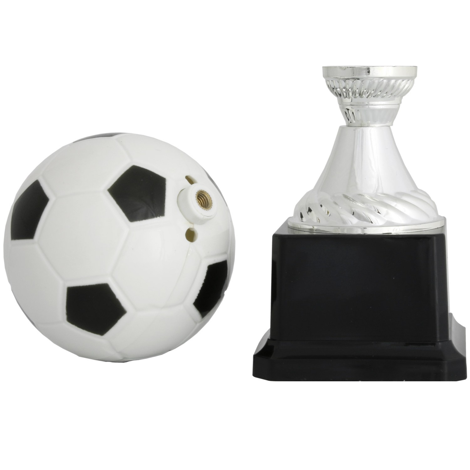 2. Foto Pokal Fußball JOZE Fußballpokal Trophäe 3 Größen mit Gravur (Größe: Set je 1x S, M und L)