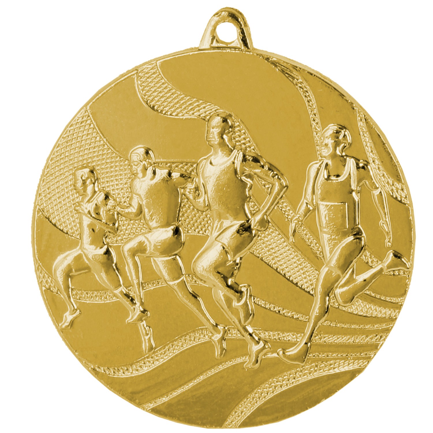 1. Foto Medaille MMC2350 Laufen Leichtathletik Gold Silber Bronze 50 x 3 mm (Sorte: Set je 1x gold / silber / bronze)