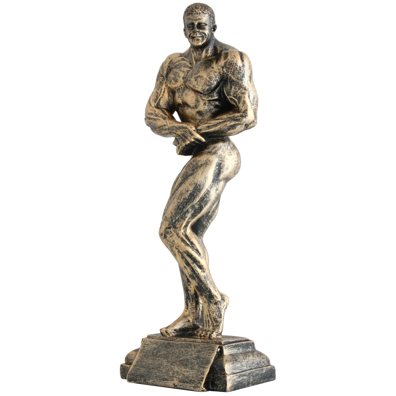 2. Foto Pokal Figur Bodybuilding Bodybuilder Trophäe mit Gravur