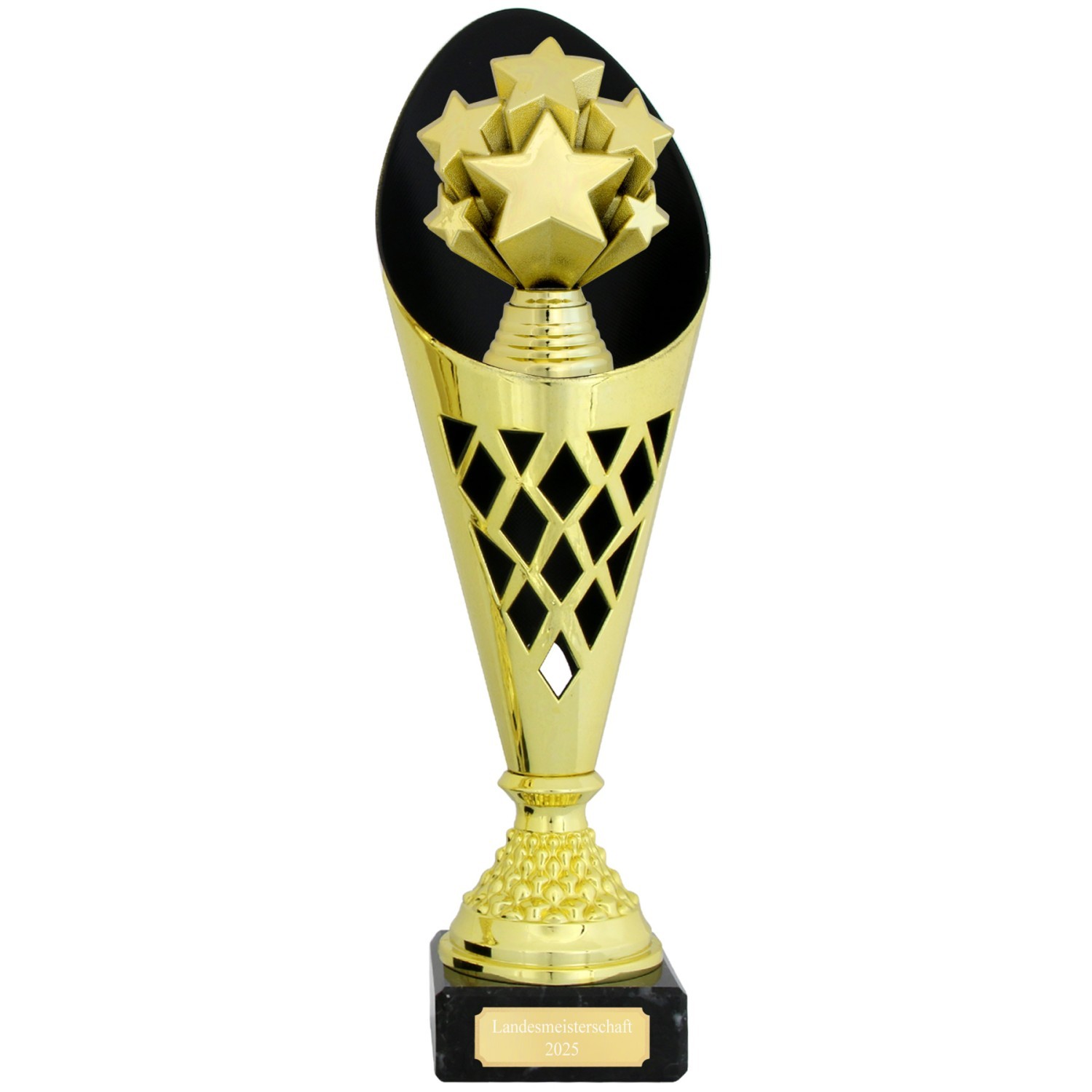 Pokal Andres Stern Sieger Größe S Gold mit Gravur