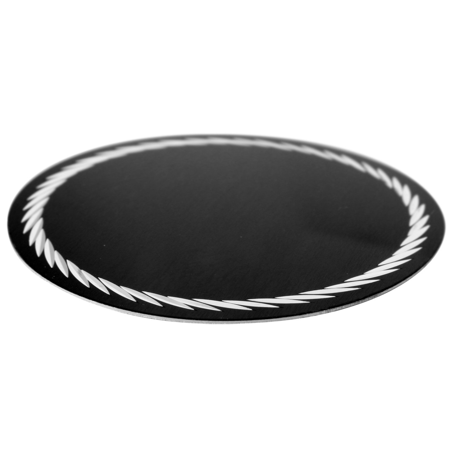 3. Foto Gravurplatte Schwarz rund 50mm selbst gestalten oder Gravur von Datei